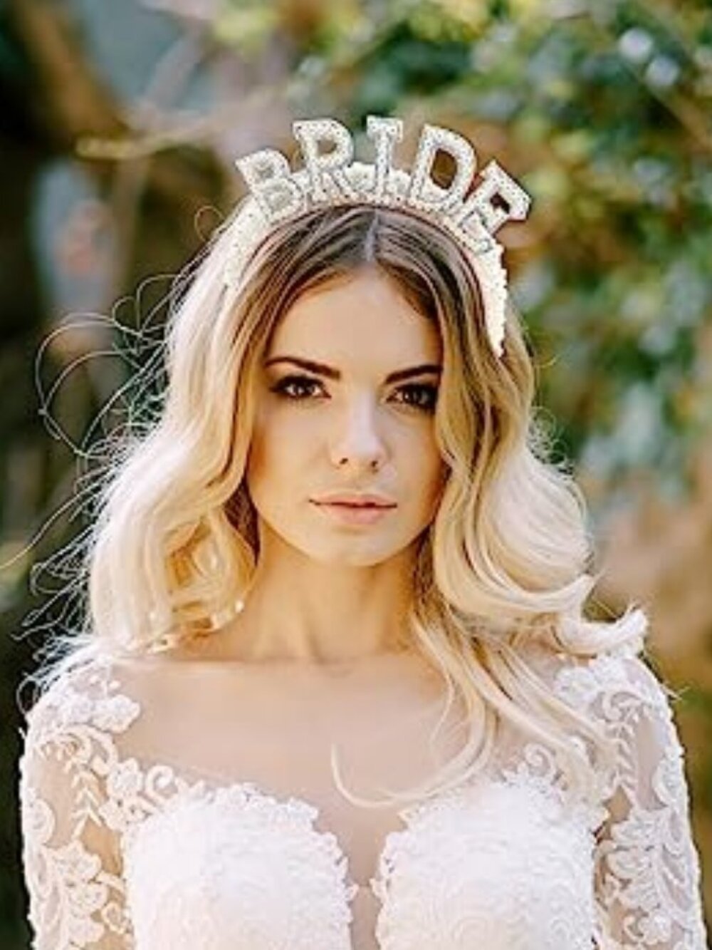 Pearl Bride Headband Material, One Size‎ Fit All